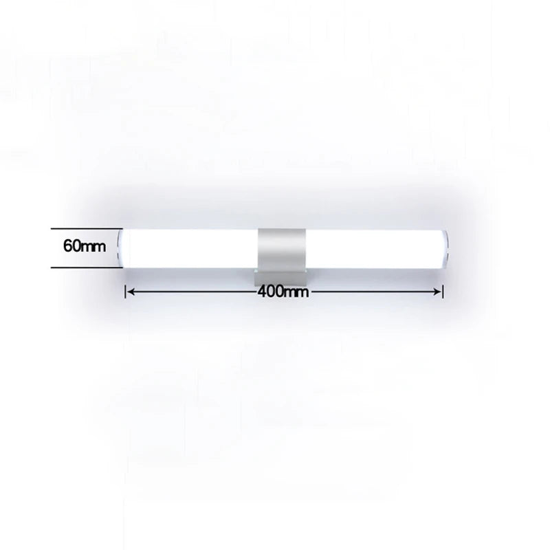 Home Modern LED Wall Lamp Super Bright Long Strips Led Mirror Light Simple Indoor Decors Acrylic Lights for Bathroom Bedroom