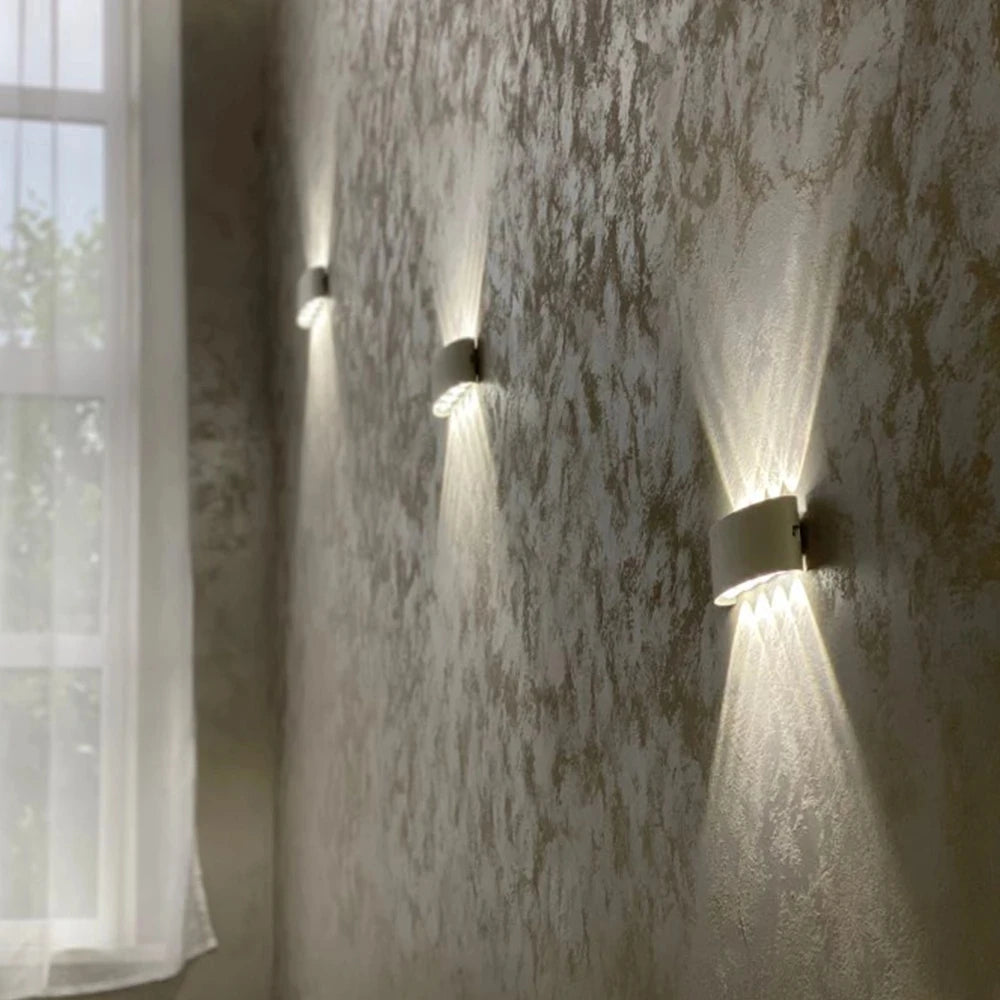 IP65 Led Wall Lamp Waterproof Interior Wall Light AC110V 220V Lndoor Outdoor Lighting For Living Room Bedroom Stairs Home Decor