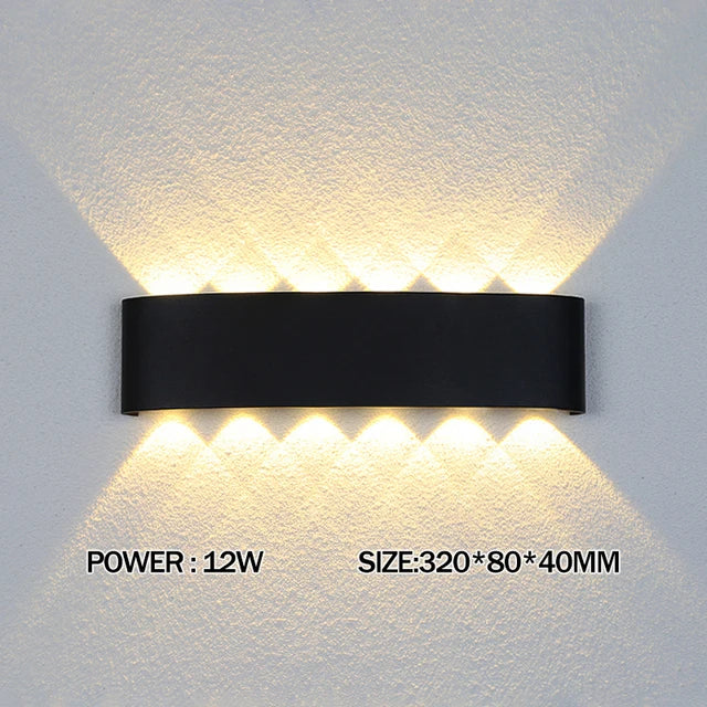 IP65 Led Wall Lamp Waterproof Interior Wall Light AC110V 220V Lndoor Outdoor Lighting For Living Room Bedroom Stairs Home Decor