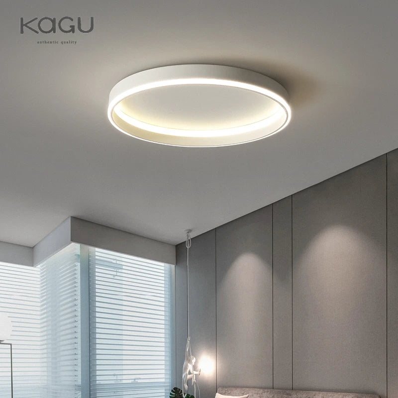 Simple Round Bedroom Led Ceiling Lights Modern Home Decor Lampen Nordic Living Room Lamp Lighting Minimalist Ins Room Study Lamp