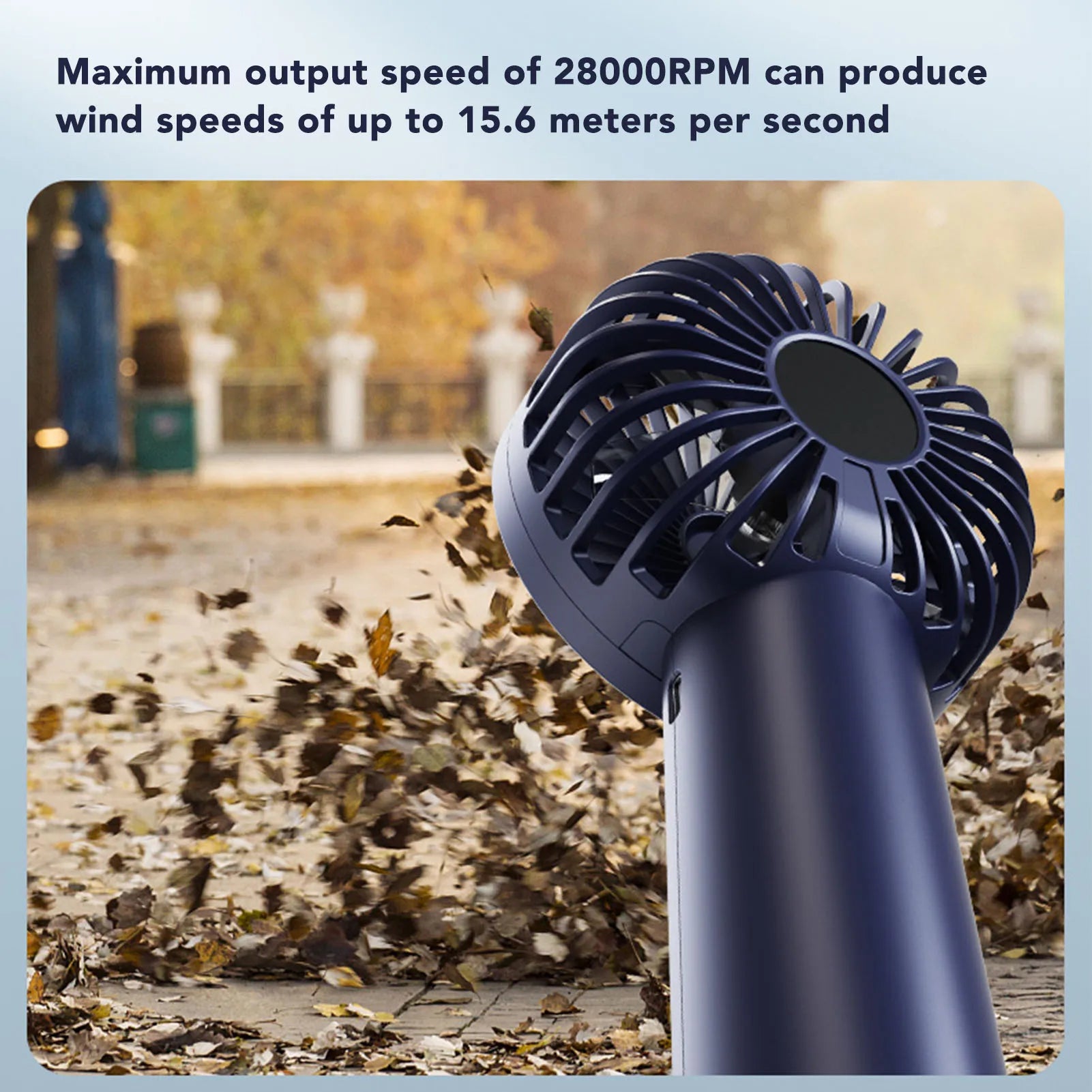 USB Rechargeable Mini Handheld Fan with 99 Adjustable Speeds Powerful Portable Personal Desk Fan for Home Office And Outdoor Use