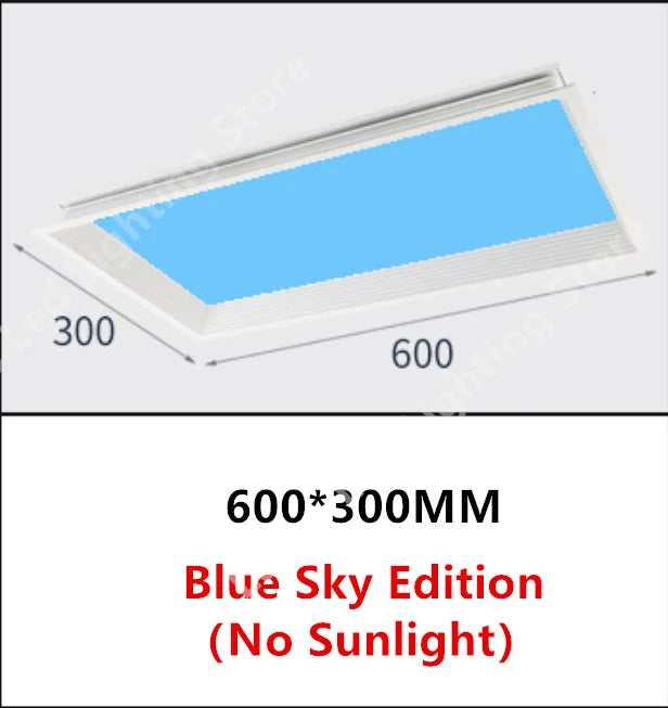 Blue LED Sky Ceiling Light Minimalist Square Recessed Ceiling Lights for Bedroom Kitchen Lamp Designer Office Ceiling Lights