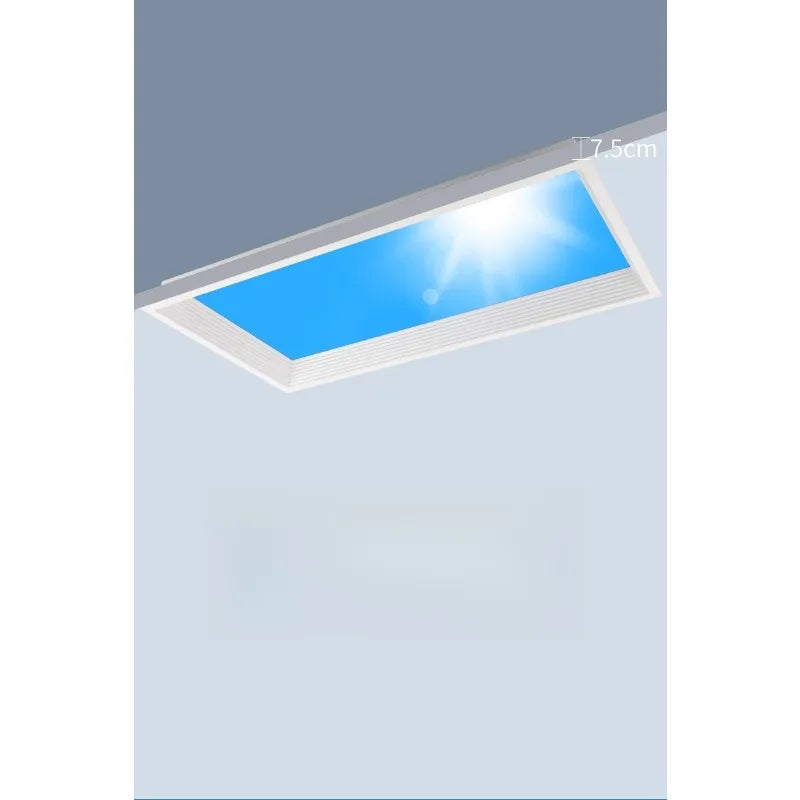 Blue Sky Light Ceiling Lamp for Bathroom Indoor Decor Panel Kids Room Lamp Kitchen Natural Lighting Surface Ceiling Chandelier