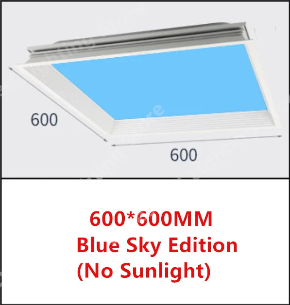 Blue LED Sky Ceiling Light Minimalist Square Recessed Ceiling Lights for Bedroom Kitchen Lamp Designer Office Ceiling Lights