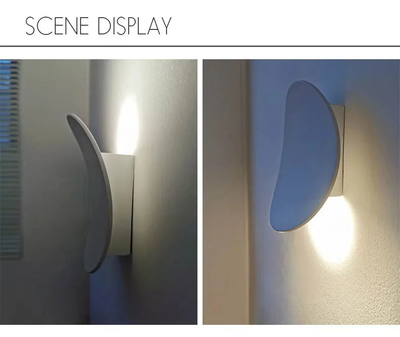 Modern Simple Outdoor Waterproof LED Wall Washer Stair Aisle Bedroom Sofaside Creative Artistic Atmosphere Round Wall Lamp