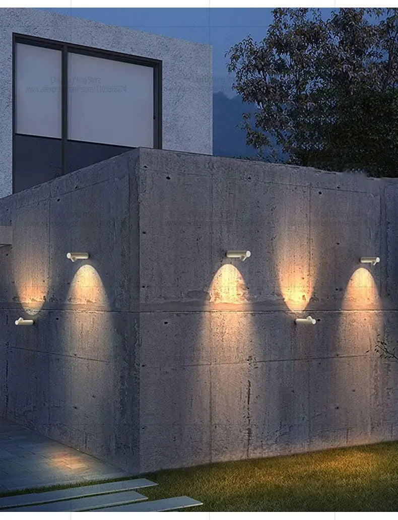 LED Modern Outdoor Waterproof Wall Lamp Living Room Background Wall Light IP65 Garden Decoration Lamp Staircase Corridor Lamp
