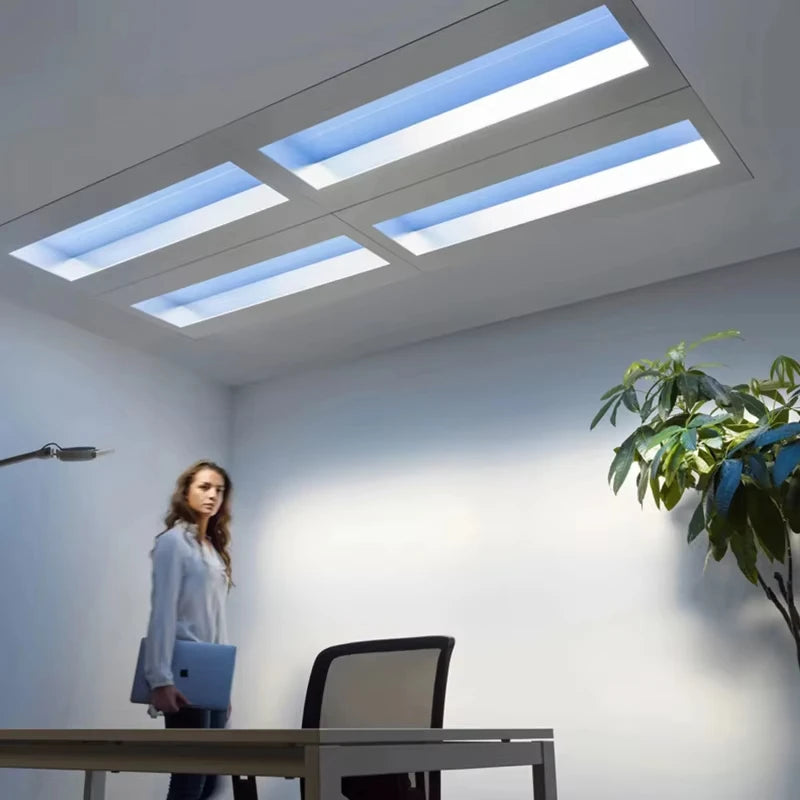 Blue sky light ceiling lamp for Bathroom Indoor Decor panel Kids room lamp Kitchen Natural Lighting Surface ceiling chandelier