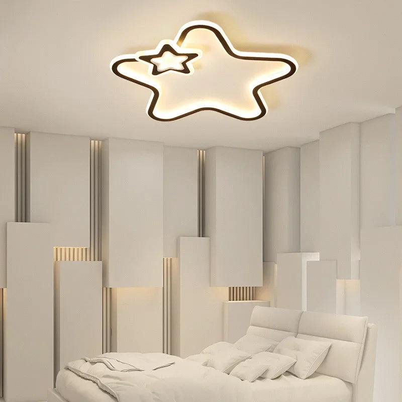 Modern Star LED Ceiling Lamp Cute Children bedroom ceiling lights Living Room Study Aisle Balcony Home Decor Lighting Fixture