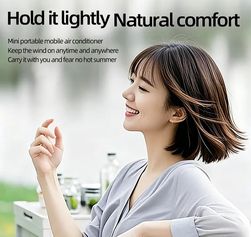 2026 Small Wind Cannon Turbine Outdoor Fan Portable USB Fast Charging Mini Handheld Fan Mute Highspeed Fan For Travel Outdoor