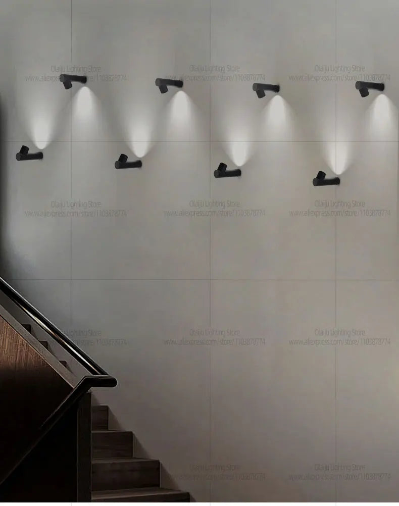 LED Modern Outdoor Waterproof Wall Lamp Living Room Background Wall Light IP65 Garden Decoration Lamp Staircase Corridor Lamp