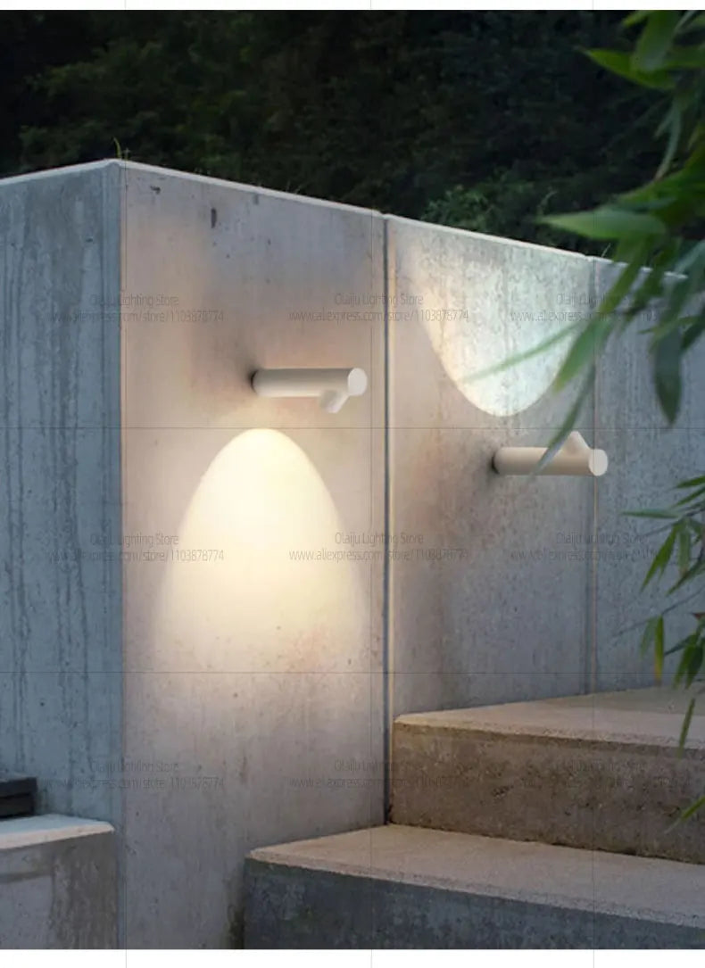 LED Modern Outdoor Waterproof Wall Lamp Living Room Background Wall Light IP65 Garden Decoration Lamp Staircase Corridor Lamp