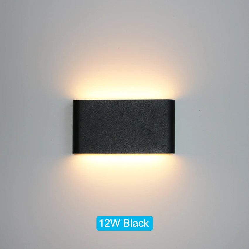 LED Outdoor Waterproof IP65 Wall Light Porch Garden Wall Lamp &amp; Indoor Home Decor Bedroom Living Room Decoration Lighting Lamp