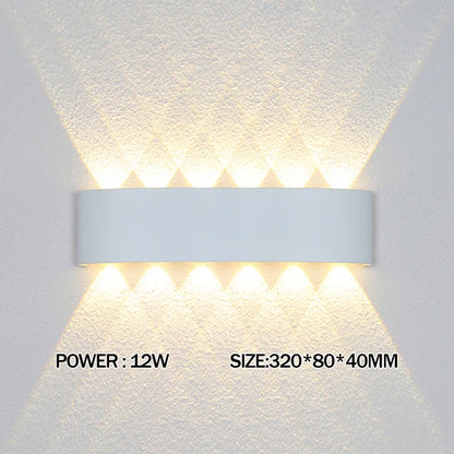 IP65 Led Wall Lamp Waterproof Interior Wall Light AC110V 220V Lndoor Outdoor Lighting For Living Room Bedroom Stairs Home Decor
