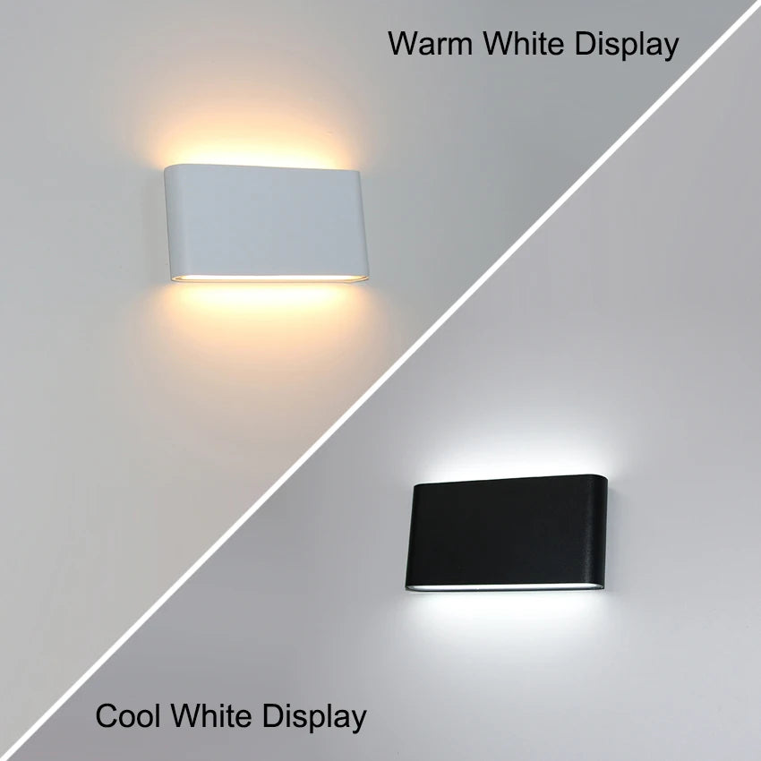 LED Outdoor Waterproof IP65 Wall Light Porch Garden Wall Lamp &amp; Indoor Home Decor Bedroom Living Room Decoration Lighting Lamp