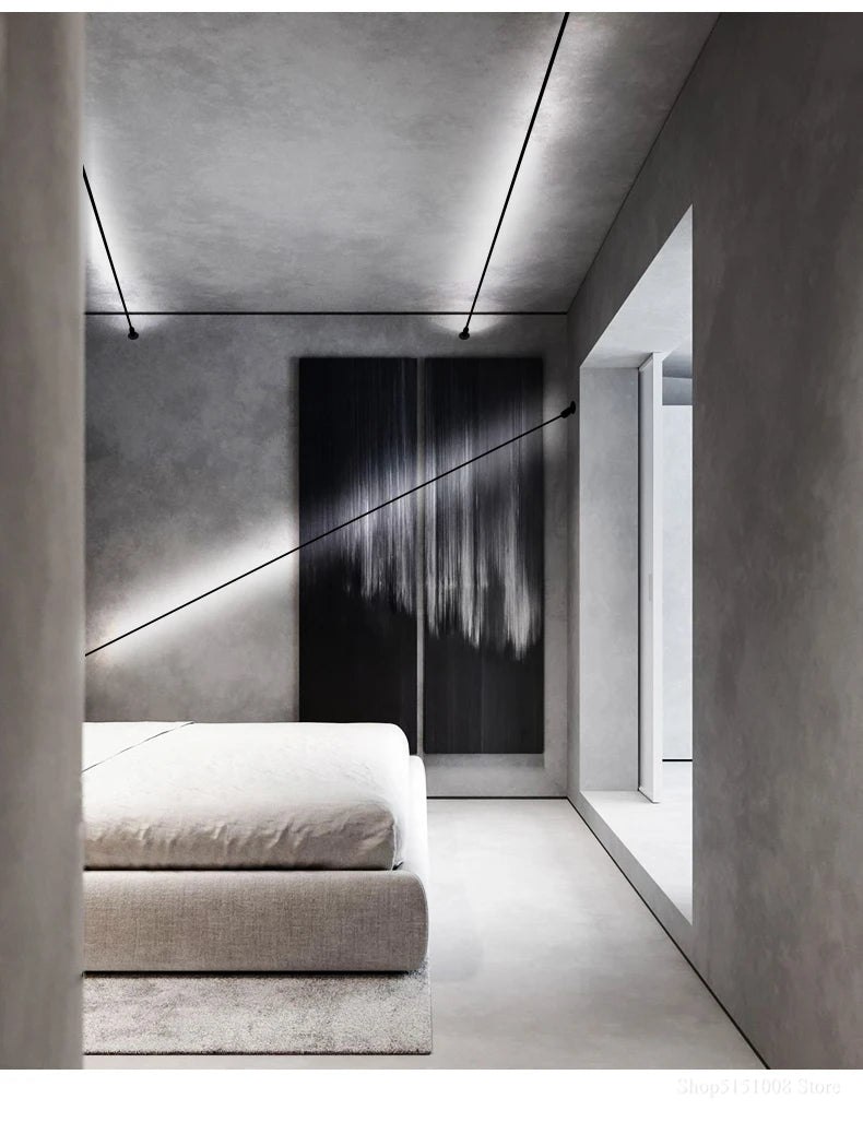 Skyline Light Minimalist led lights Line Wall Lamp Living Room lamp Bedroom Art home decor Background Decor Wall Light Fixture
