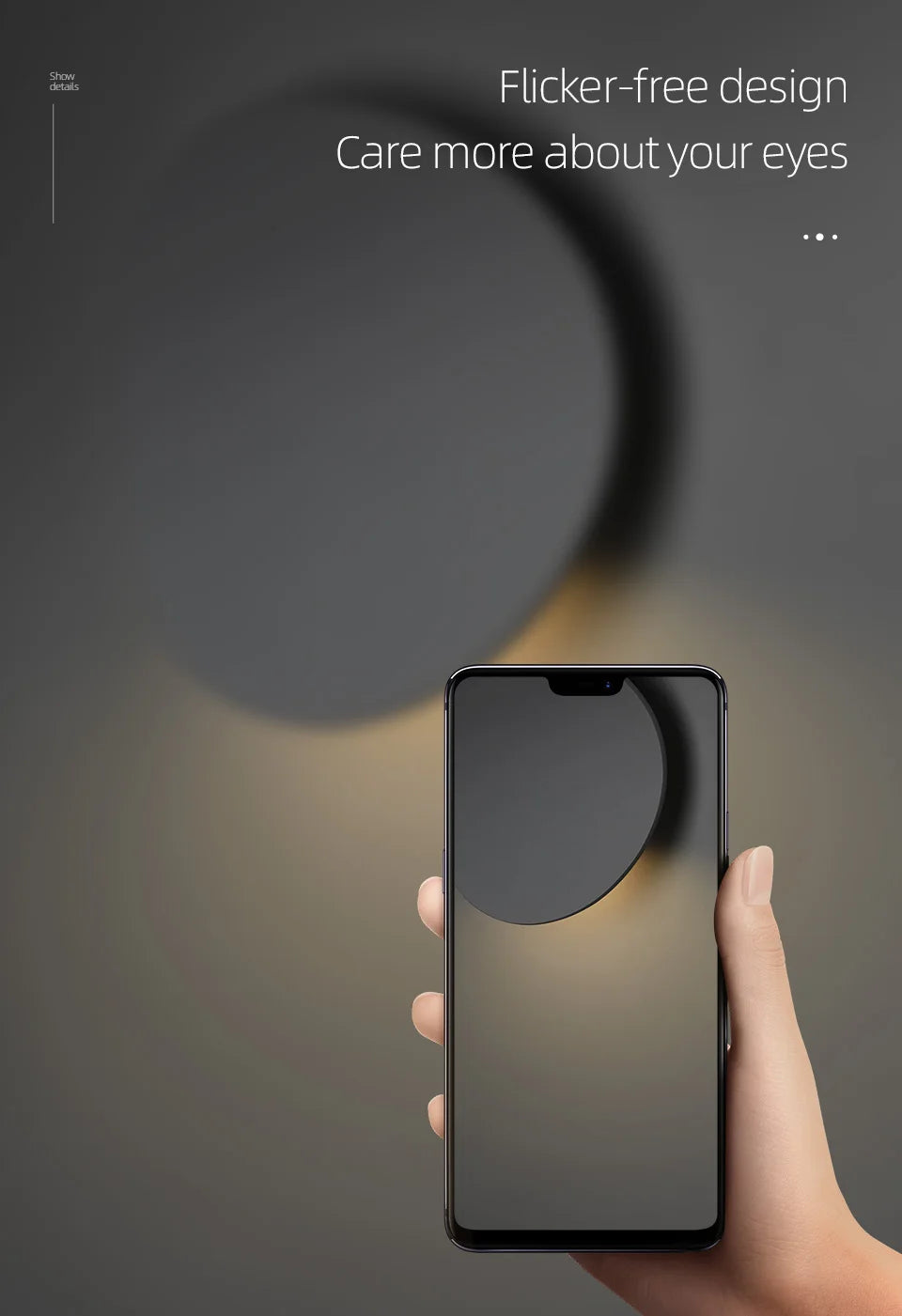 Aisilan LED IP65 Waterproof Wall Lamp Exterior Light for Bedroom Bedside Living Room Stairs Corridor Hallway Porch Decorative