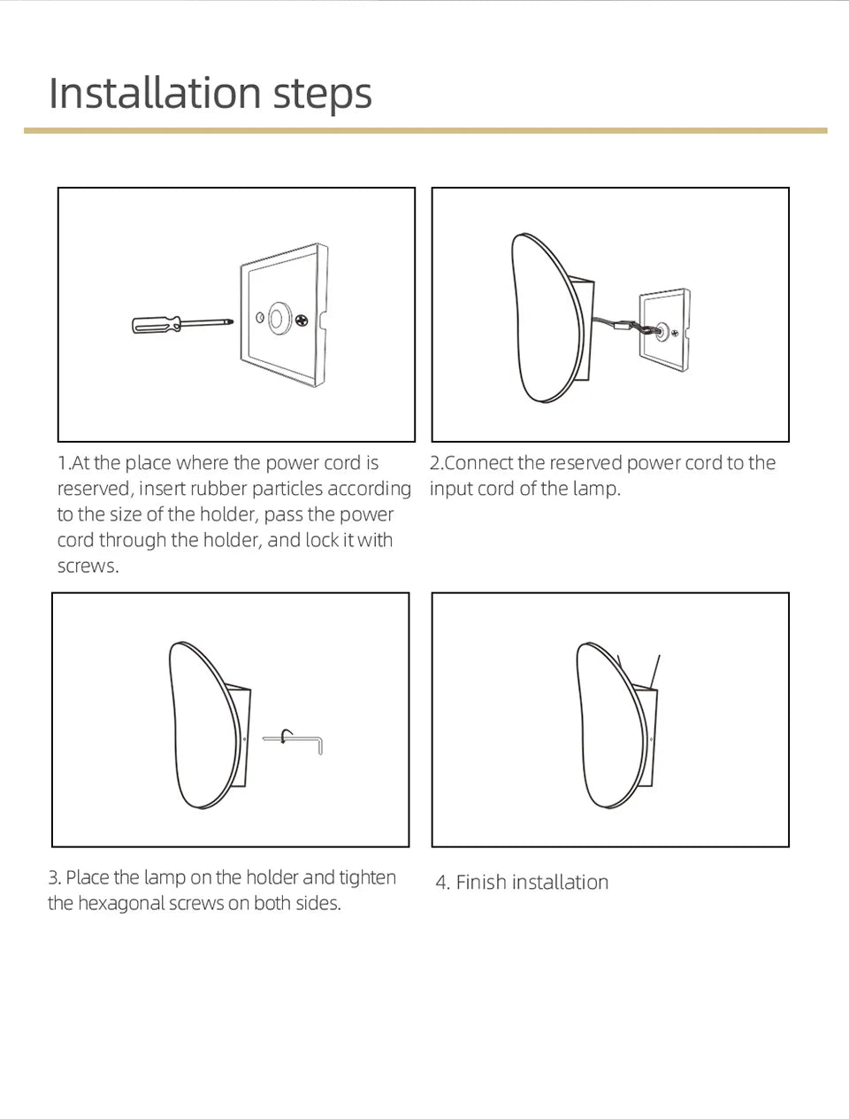 Aisilan LED IP65 Waterproof Wall Lamp Exterior Light for Bedroom Bedside Living Room Stairs Corridor Hallway Porch Decorative
