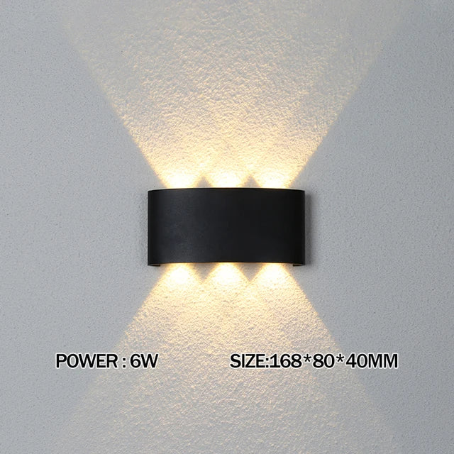 IP65 Led Wall Lamp Waterproof Interior Wall Light AC110V 220V Lndoor Outdoor Lighting For Living Room Bedroom Stairs Home Decor