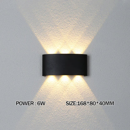 IP65 Led Wall Lamp Waterproof Interior Wall Light AC110V 220V Lndoor Outdoor Lighting For Living Room Bedroom Stairs Home Decor