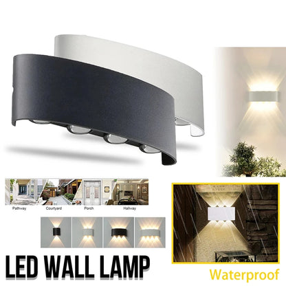 IP65 Led Wall Lamp Waterproof Interior Wall Light AC110V 220V Lndoor Outdoor Lighting For Living Room Bedroom Stairs Home Decor
