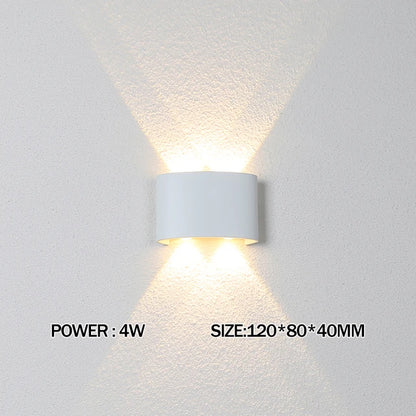 IP65 Led Wall Lamp Waterproof Interior Wall Light AC110V 220V Lndoor Outdoor Lighting For Living Room Bedroom Stairs Home Decor