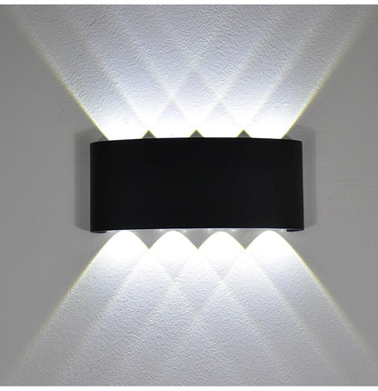 LED Wall Light IP65 Outdoor Waterproof Garden Fence Aluminum Indoor Fashion Wall Lamp For Bedroom Bedside Living Room Stairs