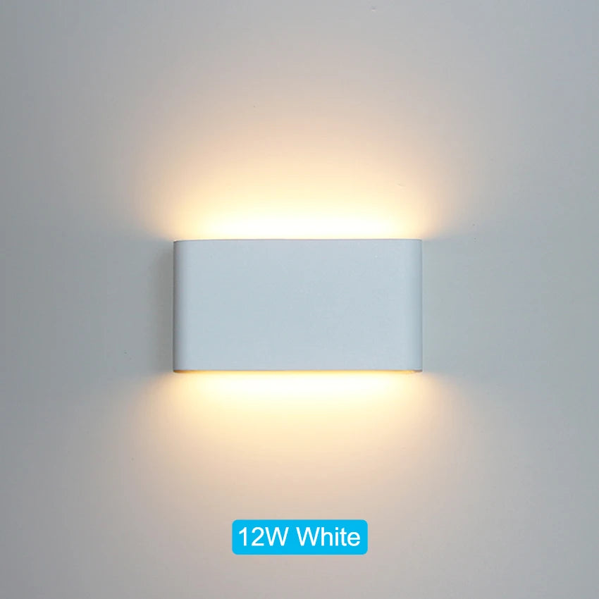 LED Outdoor Waterproof IP65 Wall Light Porch Garden Wall Lamp &amp; Indoor Home Decor Bedroom Living Room Decoration Lighting Lamp