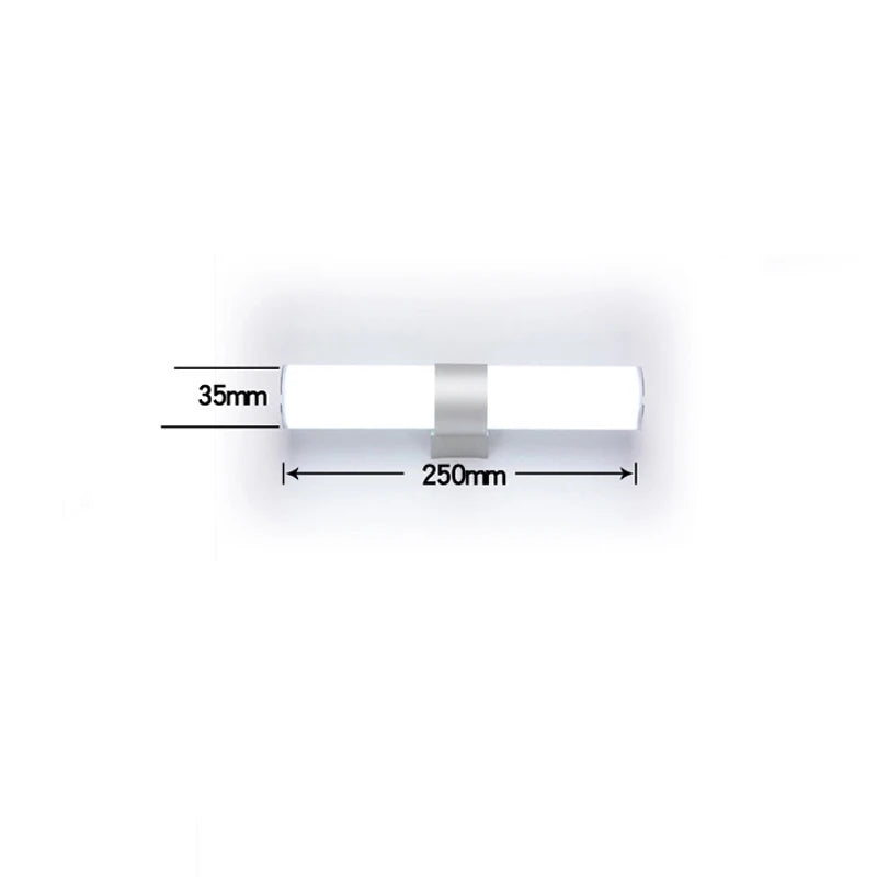 Home Modern LED Wall Lamp Super Bright Long Strips Led Mirror Light Simple Indoor Decors Acrylic Lights for Bathroom Bedroom