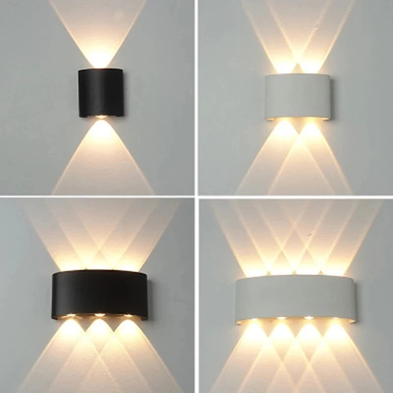 IP65 Led Wall Lamp Waterproof Interior Wall Light AC110V 220V Lndoor Outdoor Lighting For Living Room Bedroom Stairs Home Decor