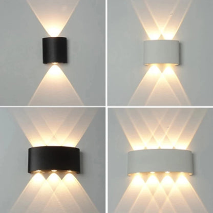 IP65 Led Wall Lamp Waterproof Interior Wall Light AC110V 220V Lndoor Outdoor Lighting For Living Room Bedroom Stairs Home Decor