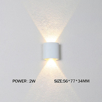 IP65 Led Wall Lamp Waterproof Interior Wall Light AC110V 220V Lndoor Outdoor Lighting For Living Room Bedroom Stairs Home Decor
