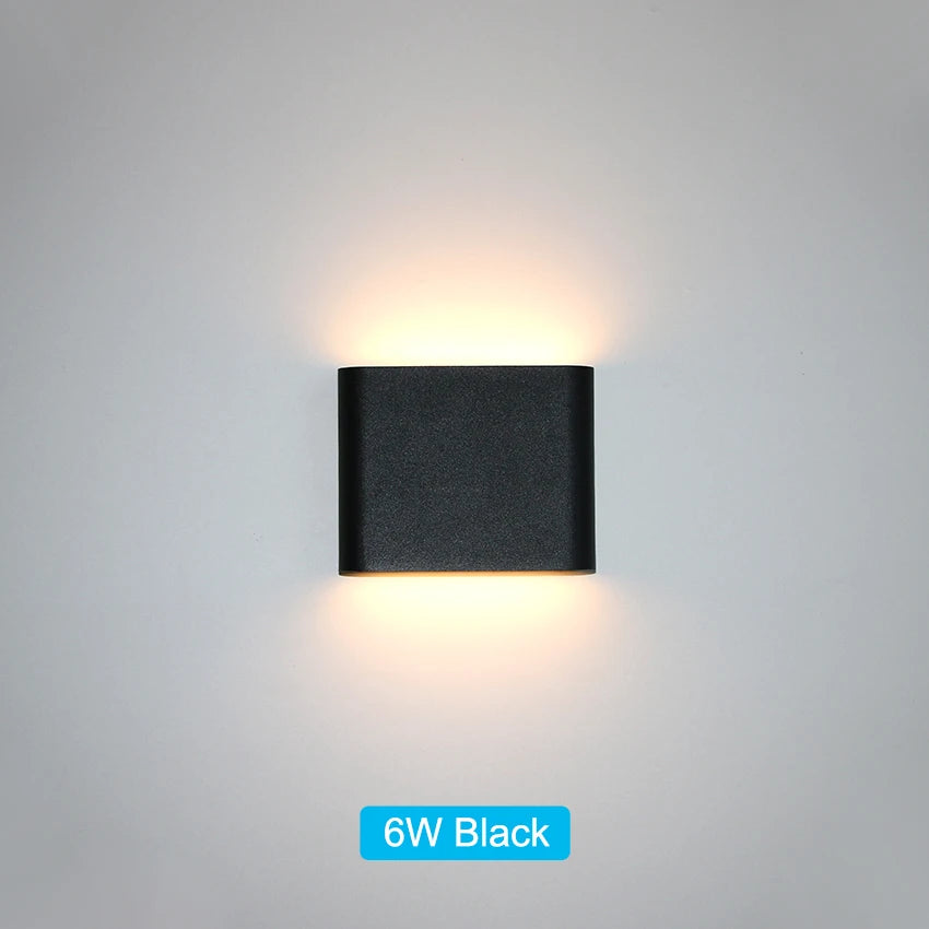 LED Outdoor Waterproof IP65 Wall Light Porch Garden Wall Lamp &amp; Indoor Home Decor Bedroom Living Room Decoration Lighting Lamp
