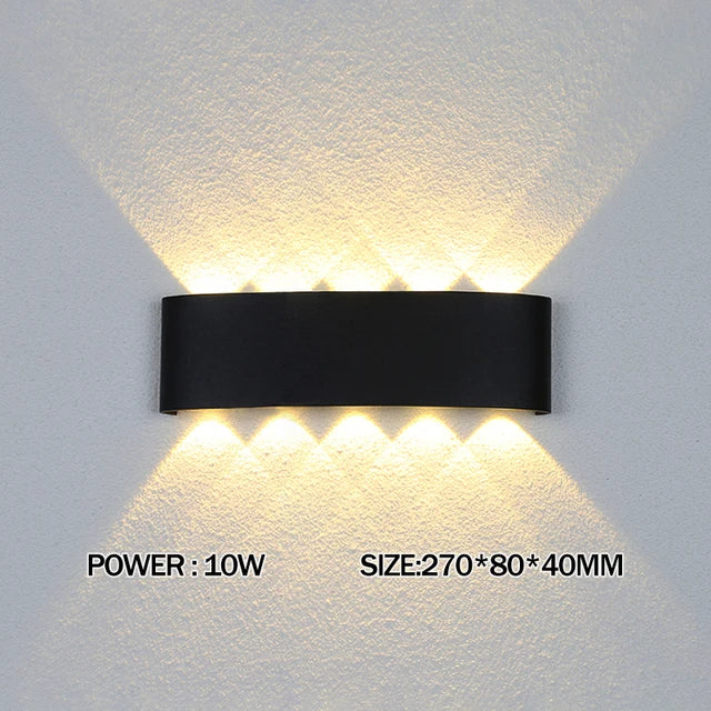 IP65 Led Wall Lamp Waterproof Interior Wall Light AC110V 220V Lndoor Outdoor Lighting For Living Room Bedroom Stairs Home Decor