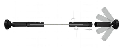 Skyline Linear Wall Lamp Strip Family Decoration Black White Steel Bar Villa Aisle DIY Length LED Ceiling Light Cutting Sconce
