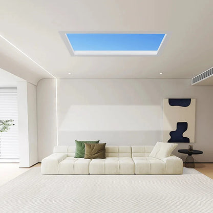 Blue sky light ceiling lamp for Bathroom Indoor Decor panel Kids room lamp Kitchen Natural Lighting Surface ceiling chandelier