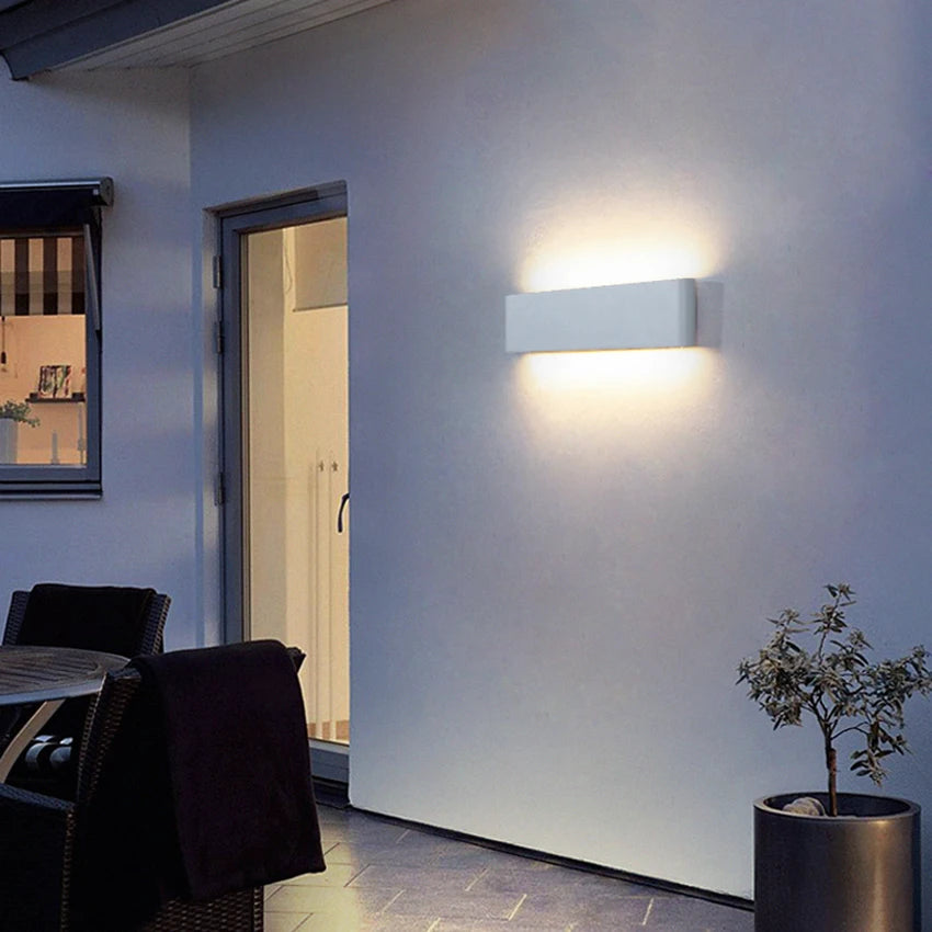 LED Outdoor Waterproof IP65 Wall Light Porch Garden Wall Lamp &amp; Indoor Home Decor Bedroom Living Room Decoration Lighting Lamp