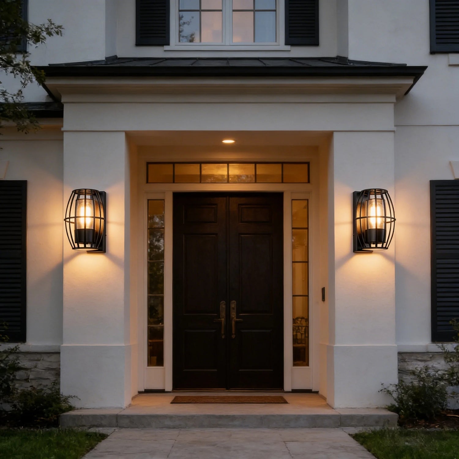 Outdoor LED Wall Light IP65 Waterproof With E27 Base Aluminum Wall Lamps Decoration Porch Garden Balcony Aisle Stair Wall Lights