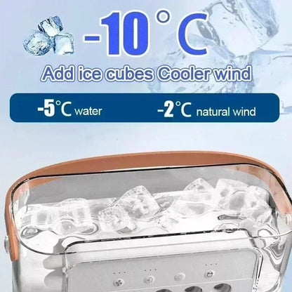 New LED 3 In 1 Fan AIr Conditioner Household Mini Air Cooler  Night Light Portable Humidifier Air Adjustment Fan Office Home Fan