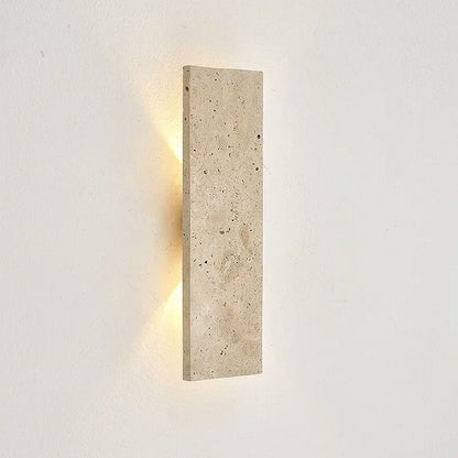 Outdoor Waterproof Wall Lamps Strip Natural stone Wall Lights 18W LED Wall Lamp Bedroom Exterior Outdoor Lighting Fixtures