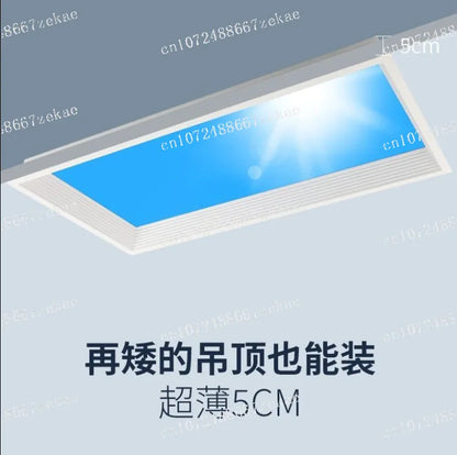 Blue Sky Light Ceiling Lamp for Bathroom Indoor Decor Panel Kids Room Lamp Kitchen Natural Lighting Surface Ceiling Chandelier