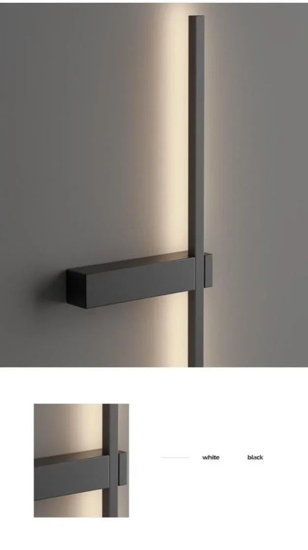 LED Wall Lamp Modern Minimalist Strip Wall Decor Lights Lighting for Bedroom Bedside Living Room TV Sofa Lobby Background Decor