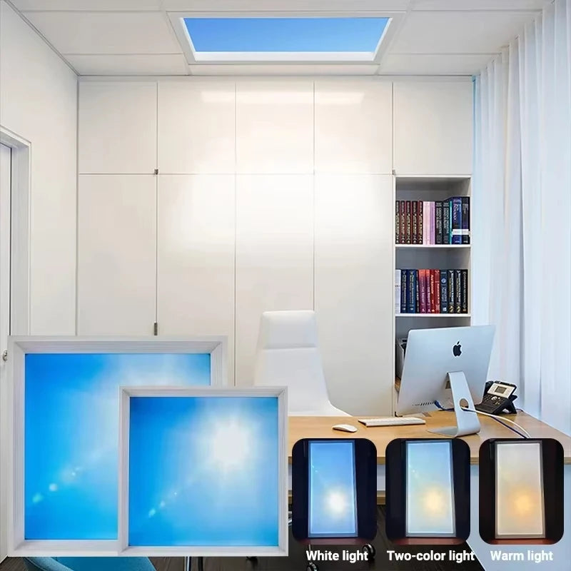 Blue sky light ceiling lamp for Bathroom Indoor Decor panel Kids room lamp Kitchen Natural Lighting Surface ceiling chandelier