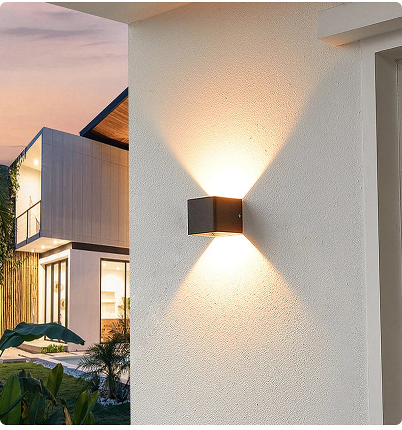 LED Wall Lamp Outdoor Waterproof IP65 Garden Lighting A85-265V Interior Wall Light Indoor For Bedroom Stairs Fixture Wall Lamps