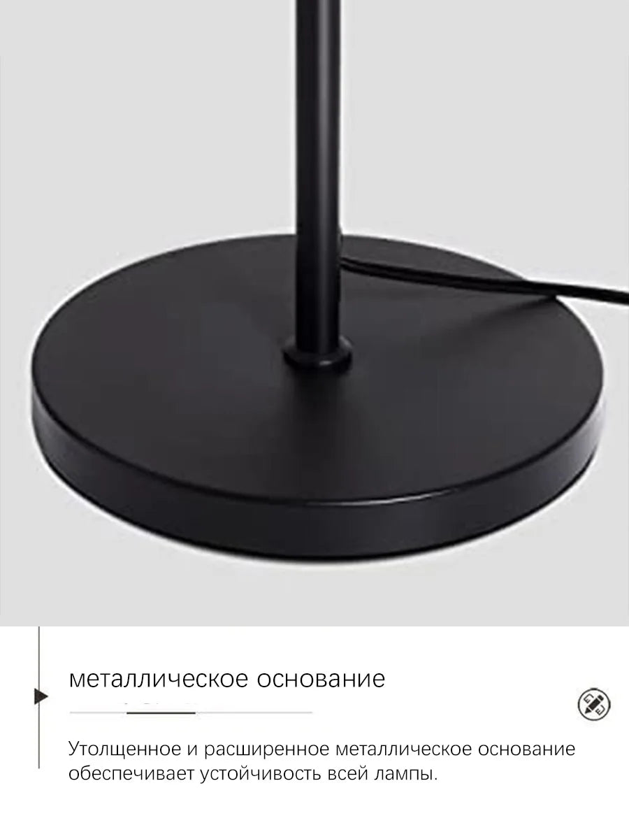 Modern Nordic Fabric Floor Lamp LED Standing Lamp for Living Room Bedroom Study Dining Room Hotel Villa Home Decor Bedside Lamp