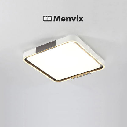 Modern LED Ceiling Lamp Bedroom Study Fixture Round White Home Art Design Indoor Decoration Living Room Lights Lustre Lighting
