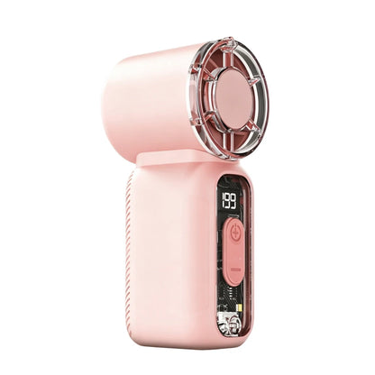 Mini Portable Handheld Fan USB Rechargeable Turbo Fan Outdoor Mini Personal Pocket Hand Fan 199 Speed  Portable Small Hand Fan
