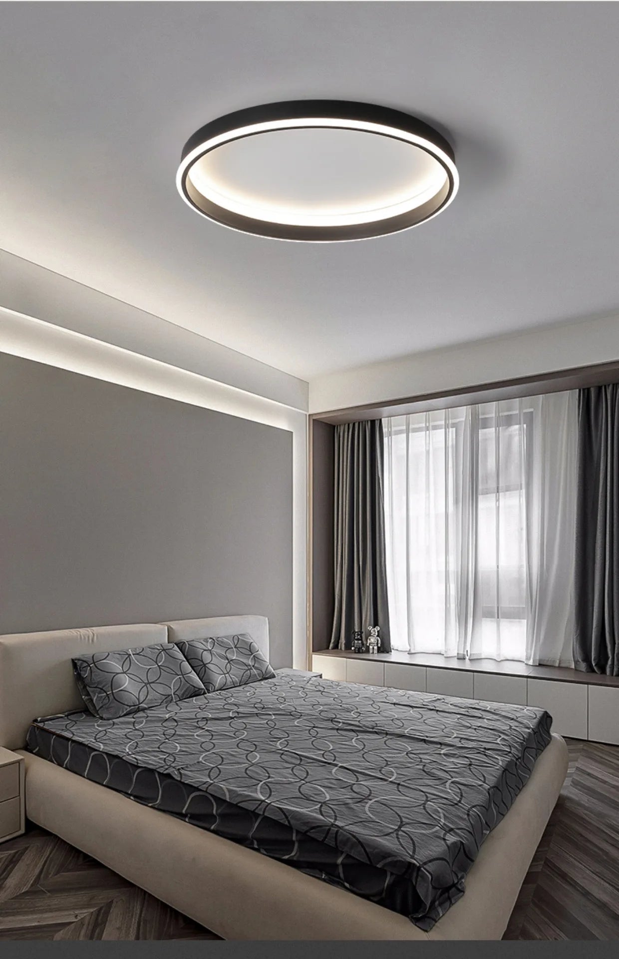 Simple Round Bedroom Led Ceiling Lights Modern Home Decor Lampen Nordic Living Room Lamp Lighting Minimalist Ins Room Study Lamp