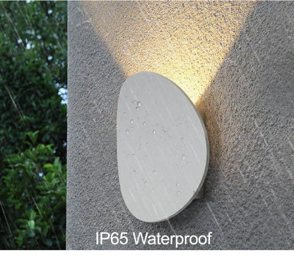 Modern Simple Outdoor Waterproof LED Wall Washer Stair Aisle Bedroom Sofaside Creative Artistic Atmosphere Round Wall Lamp