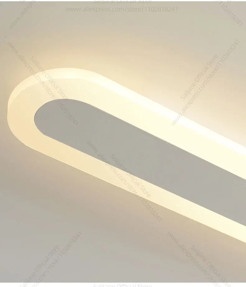 Modern Outdoor Long Strip LED Wall Lamp Waterproof IP65 Stair Wall Fitting Villa Living Room Corridor Lamp Courtyard Garden Lamp