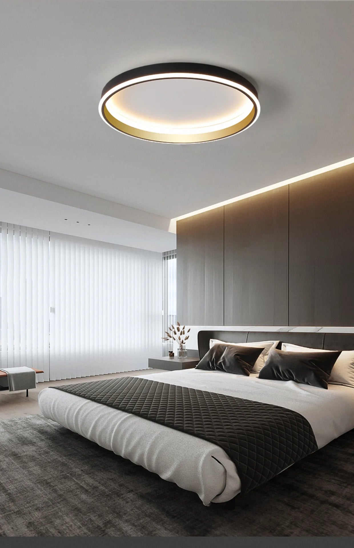 Simple Round Bedroom Led Ceiling Lights Modern Home Decor Lampen Nordic Living Room Lamp Lighting Minimalist Ins Room Study Lamp